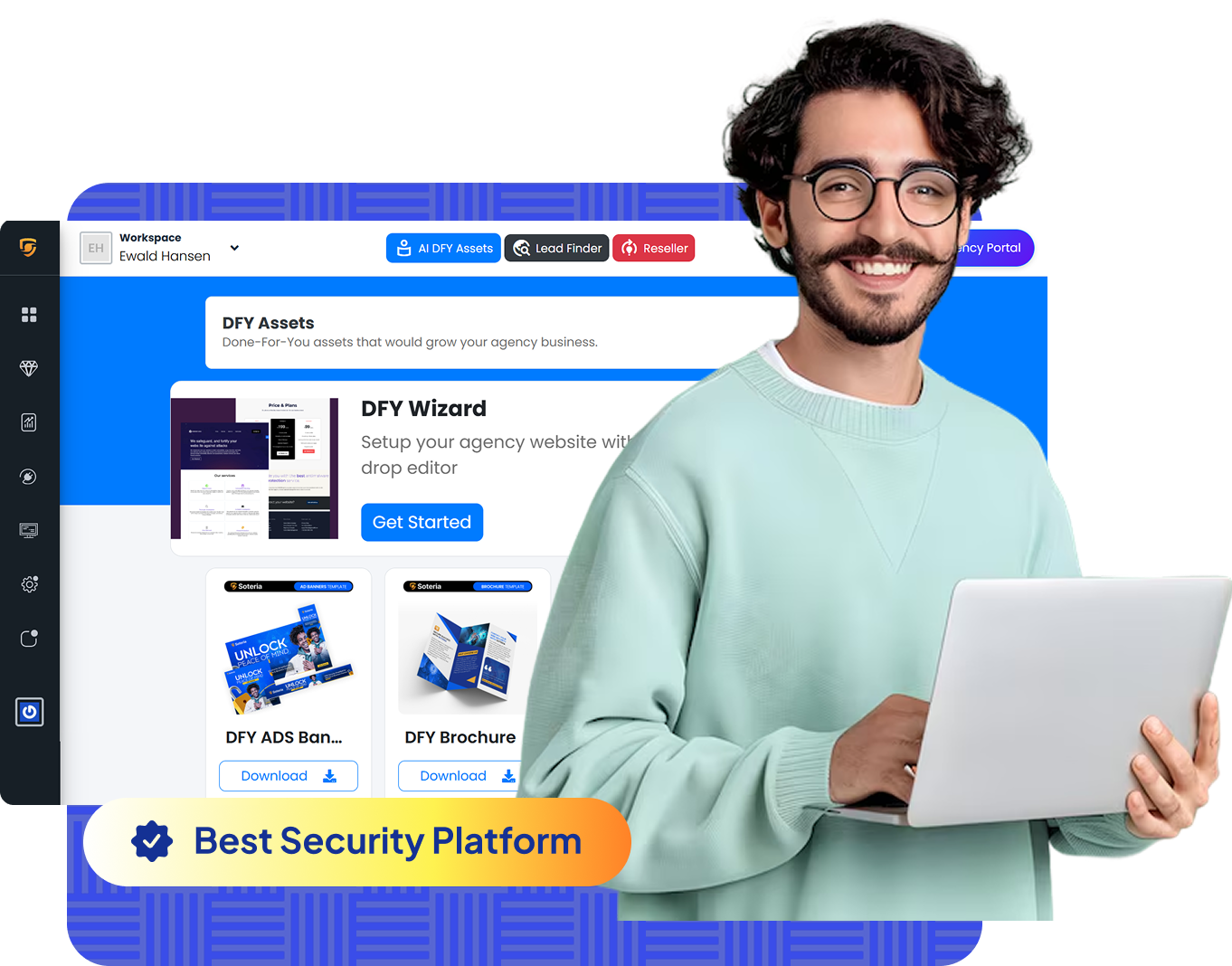 Soteria Cybersecurity website platform. Secure your digital assets or lose money